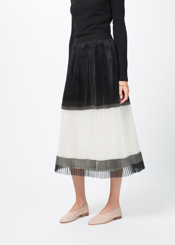 Sara Lanzi Pleated Silk Skirt Sara Lanzi Pleated Silk Skirt