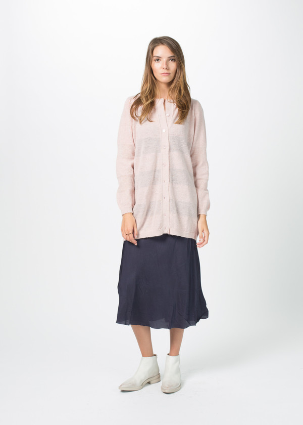 Sara Lanzi Striped Long Cardigan Sara Lanzi Striped Long Cardigan