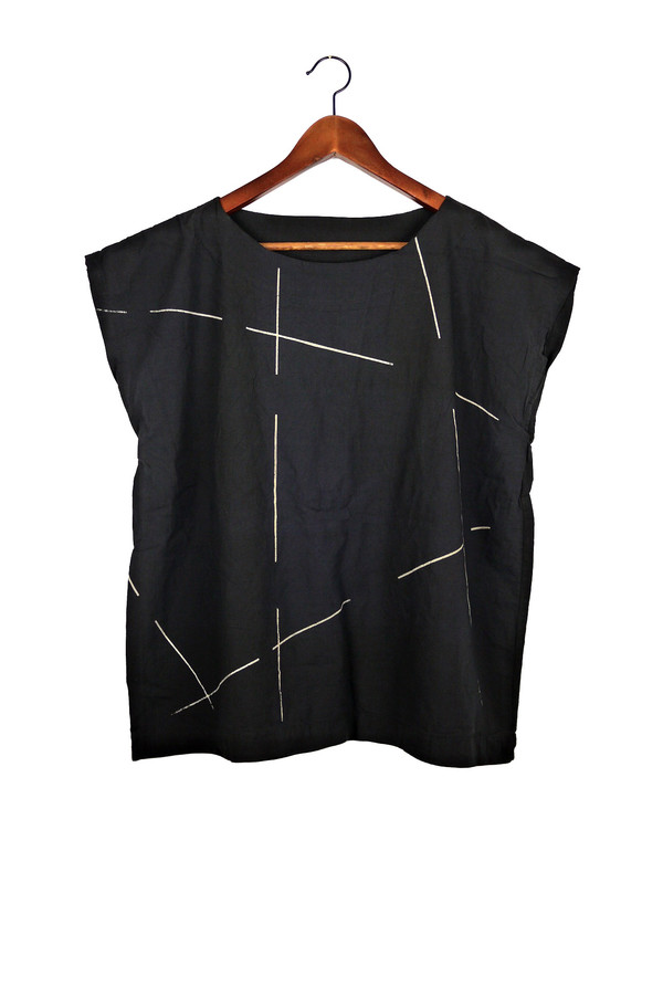 Uzi NYC Black Beams Tunic Uzi NYC Black Beams Tunic