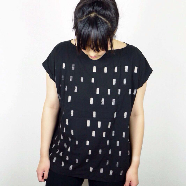 Uzi NYC Black Disko Tunic Uzi NYC Black Disko Tunic