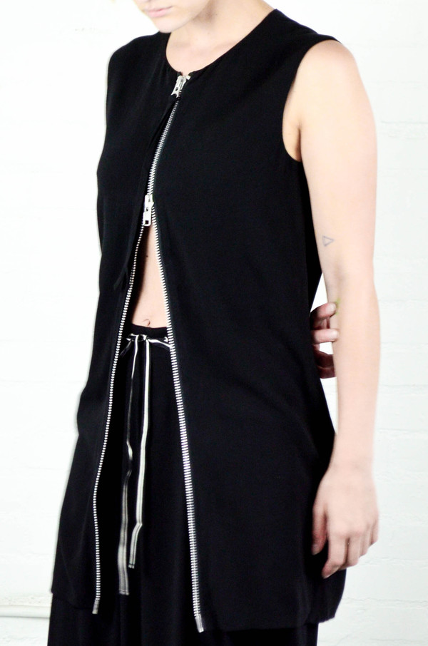 Assembly New York Assembly Crepe Zip Front Shift Dress Assembly New York Assembly Crepe Zip Front Shift Dress