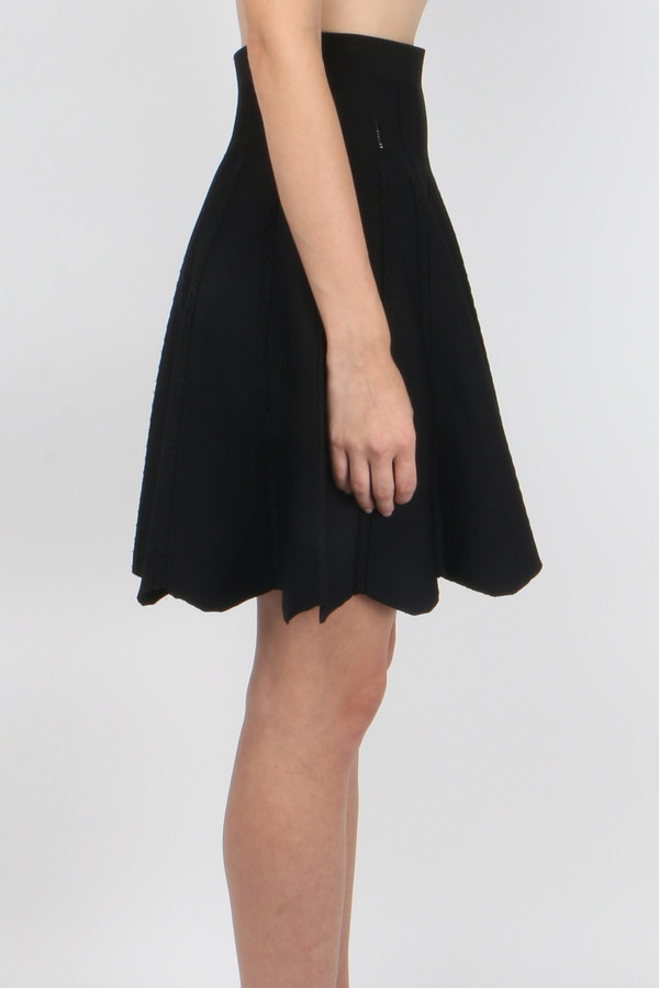 Jonathan Simkhai Cable Knit Flare Skirt Jonathan Simkhai Cable Knit Flare Skirt