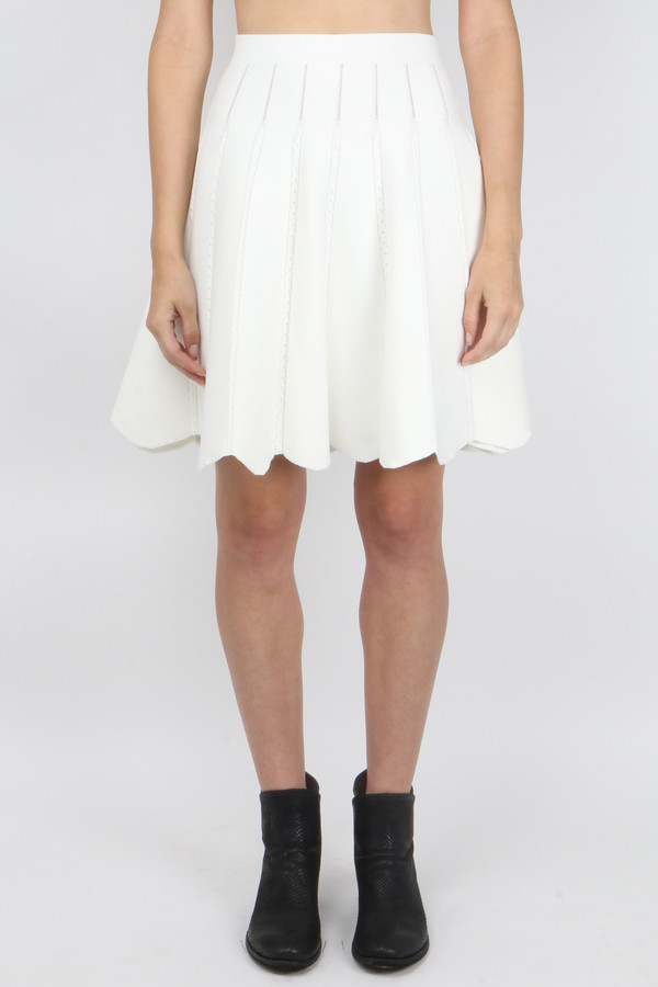 Jonathan Simkhai Cable Knit Flare Skirt Jonathan Simkhai Cable Knit Flare Skirt