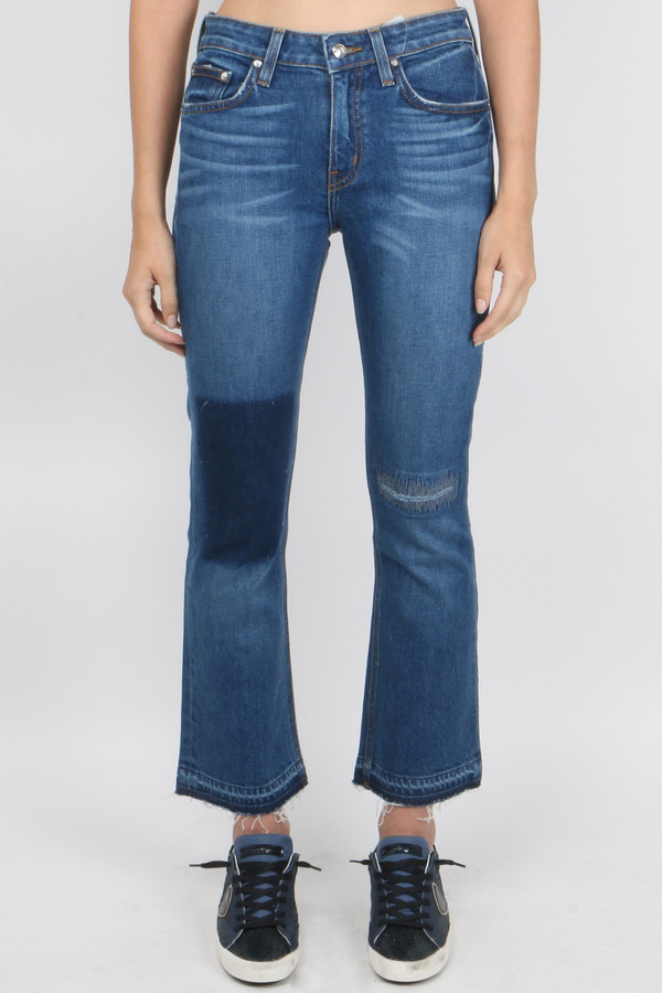Derek Lam 10 Crosby Gia Mid-Rise Cropped Flare Derek Lam 10 Crosby Gia Mid-Rise Cropped Flare