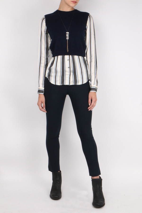 Derek Lam 10 Crosby Legging W/ Back Zip Derek Lam 10 Crosby Legging W/ Back Zip