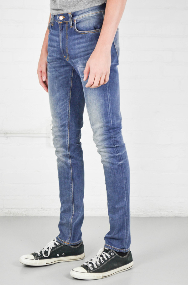 Men's Nudie Lean Dean Indigo Throb Men's Nudie Lean Dean Indigo Throb