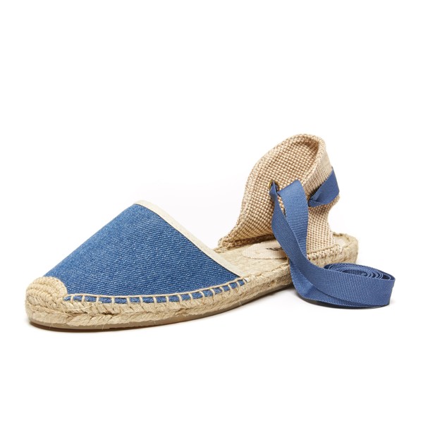 Soludos Classic Sandal in Vintage Denim Soludos Classic Sandal in Vintage Denim