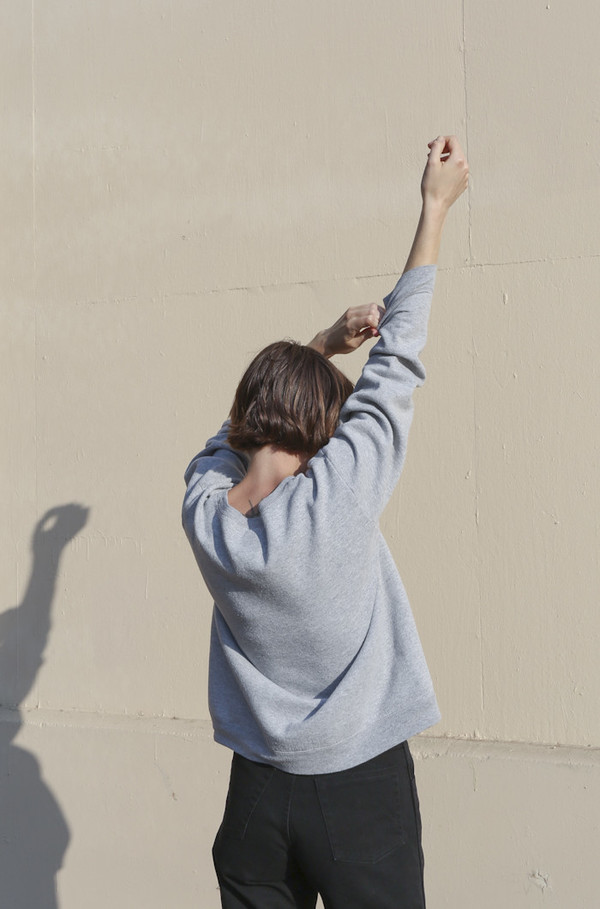 CARLEEN Lucky Sweatshirt in Vintage Grey CARLEEN Lucky Sweatshirt in Vintage Grey