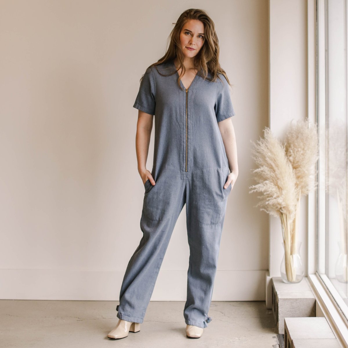 Atelier Delphine City Jumpsuit Upcycled Yarn Garmentory