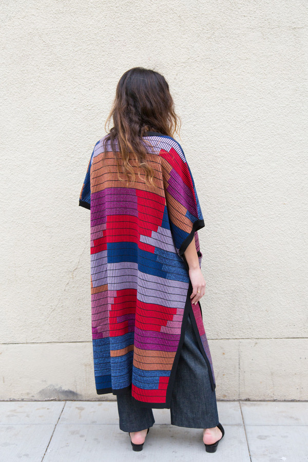 mara hoffman knit poncho mara hoffman knit poncho