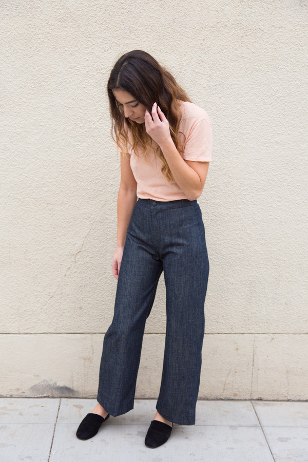 ozma wide leg denim pant ozma wide leg denim pant