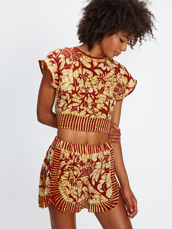 Harare HAVANA TOP / RUST BATIK Harare HAVANA TOP / RUST BATIK