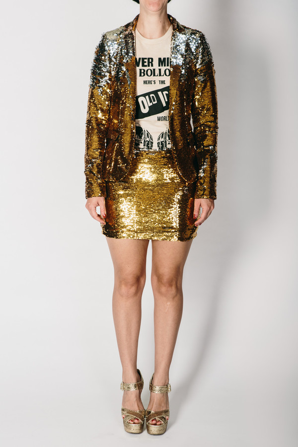 Any Old Iron Gold/Silver Sequin Jacket Any Old Iron Gold/Silver Sequin Jacket