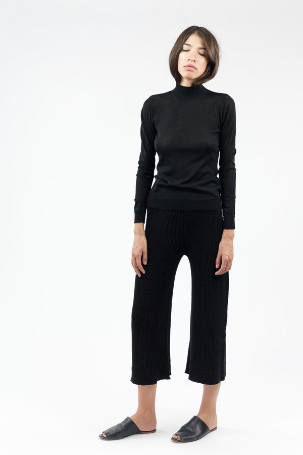 Objects without Meaning Mock Neck L/S Top - Black Objects without Meaning Mock Neck L/S Top - Black