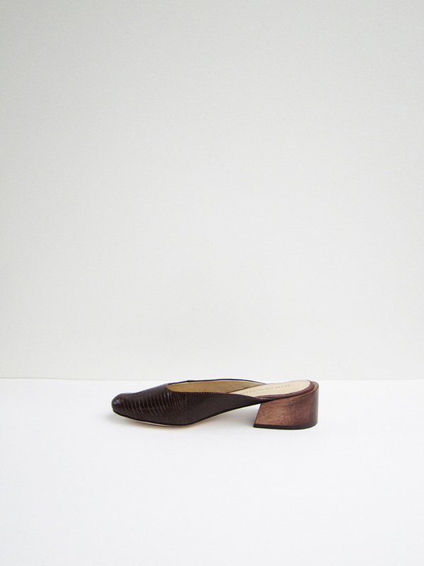 Mari Giudicelli Leblon Mule, Lizard Mari Giudicelli Leblon Mule, Lizard