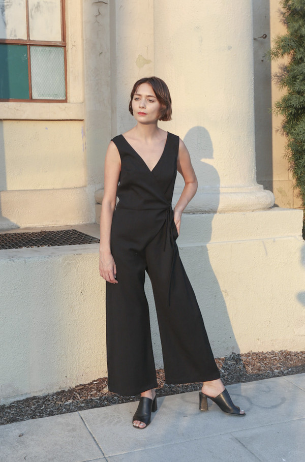 Town Clothes Mara Jumpsuit in Onyx Town Clothes Mara Jumpsuit in Onyx