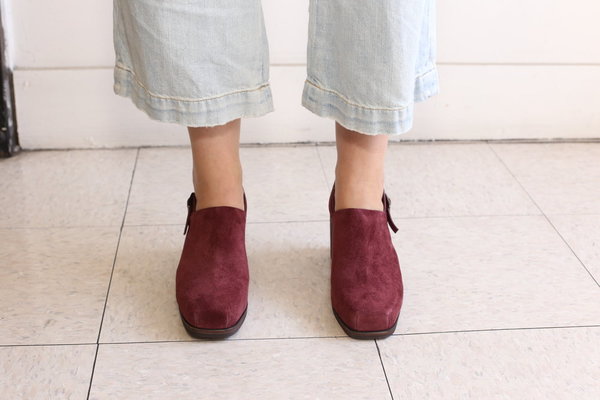 Intentionally Blank HONCHO in BURGUNDY SUEDE Intentionally Blank HONCHO in BURGUNDY SUEDE