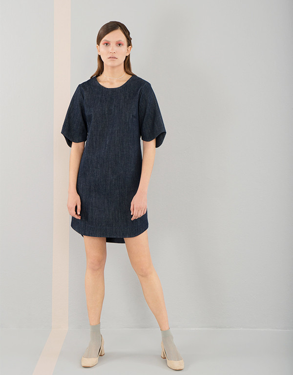 Elise Ballegeer Croquet Dress - Denim Elise Ballegeer Croquet Dress - Denim