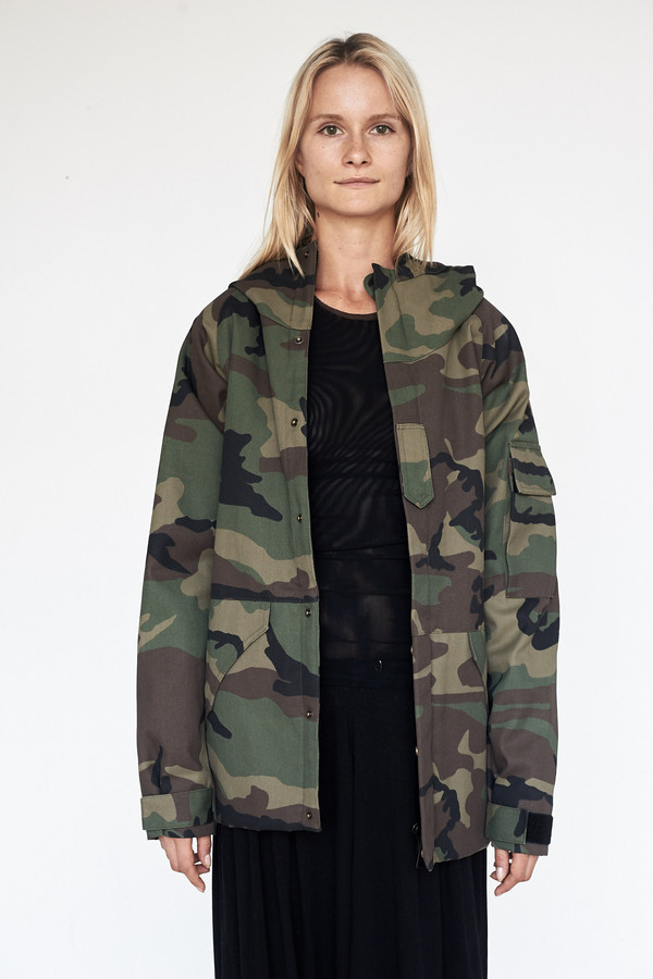 Cotton Camouflage Storm Coat Cotton Camouflage Storm Coat