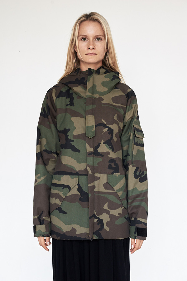 Cotton Camouflage Storm Coat Cotton Camouflage Storm Coat