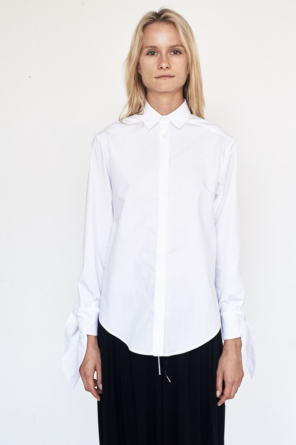 Fabiana Pigna Cotton Kasia Blouse - White Fabiana Pigna Cotton Kasia Blouse - White