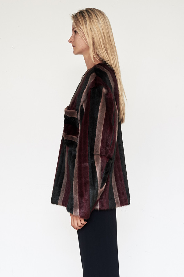 CF. Goldman Faux Fur Patch Pullover CF. Goldman Faux Fur Patch Pullover