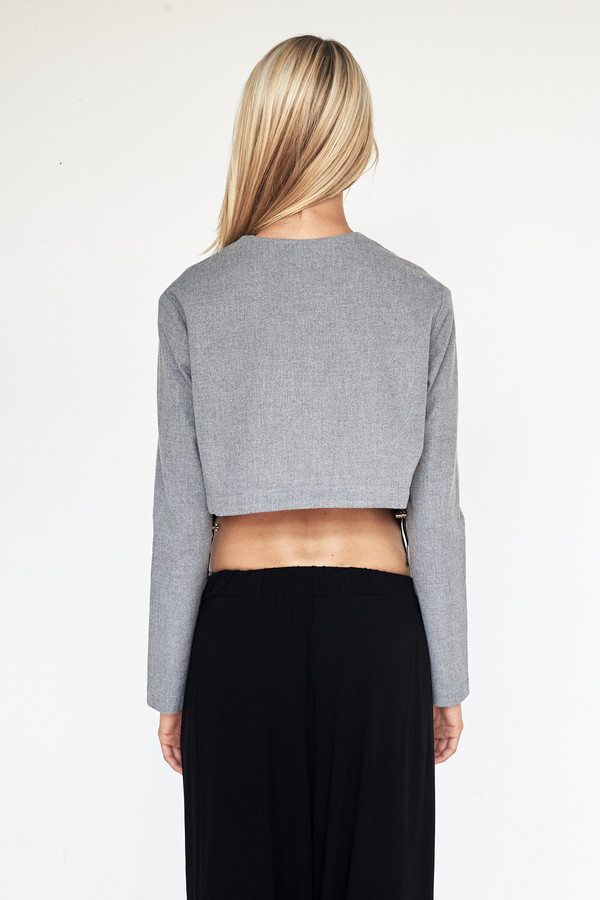 Assembly New York Poly Heather L/S Bevel Top Assembly New York Poly Heather L/S Bevel Top