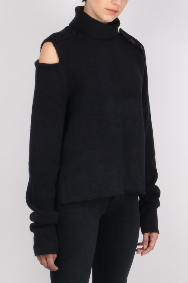 Tibi Cozy B. Cropped Pullover Tibi Cozy B. Cropped Pullover