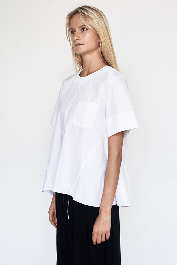 Fabiana Pigna Cotton Larissa Blouse - White Fabiana Pigna Cotton Larissa Blouse - White