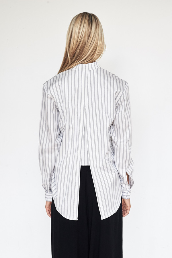 Assembly New York Cotton Stripe Calla Top Assembly New York Cotton Stripe Calla Top