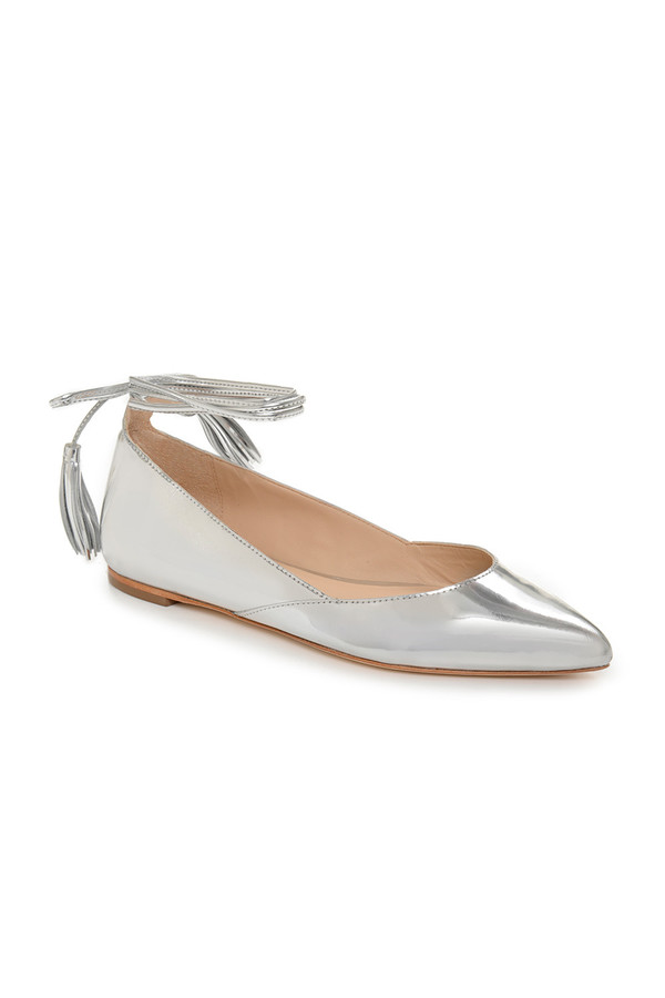 Loeffler Randall Penelop Silver Flats Loeffler Randall Penelop Silver Flats