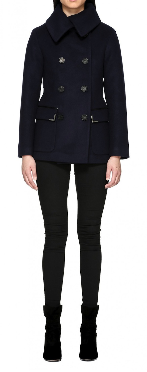 Mackage Phoebe Hip Length Flat Wool Coat Mackage Phoebe Hip Length Flat Wool Coat