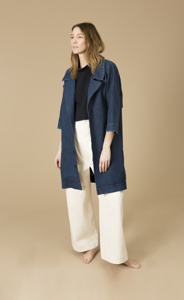 Ilana Kohn Charlie Trench, Navy Ilana Kohn Charlie Trench, Navy