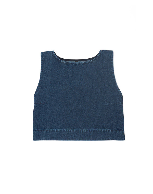 Ilana Kohn Kate Crop, Denim Ilana Kohn Kate Crop, Denim
