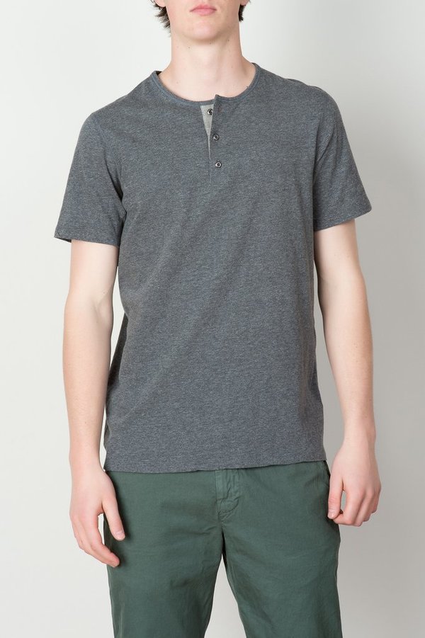 Men's Splash Jersey Short Sleeve Henley Men's Splash Jersey Short Sleeve Henley