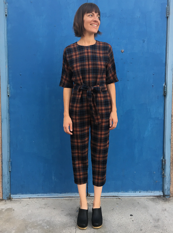 no. 6 plaid jumpsuit no. 6 plaid jumpsuit
