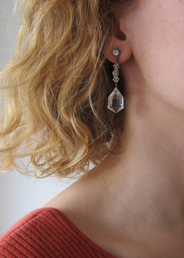 crystal drop earrings crystal drop earrings
