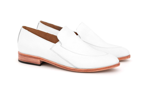 Zou Xou Loafer in White Zou Xou Loafer in White