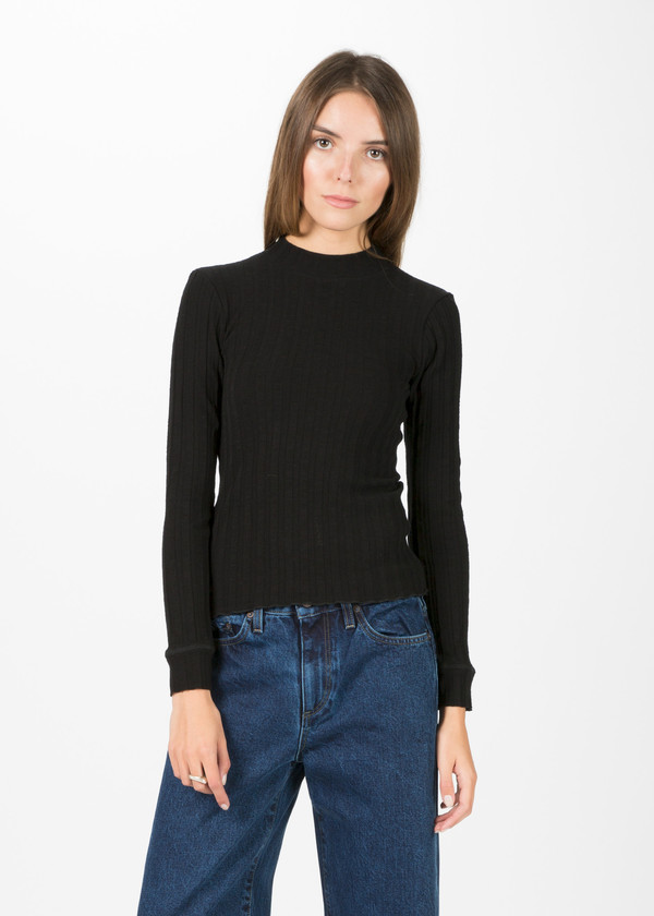 Simon Miller Mira Longsleeve Ribbed Tee Simon Miller Mira Longsleeve Ribbed Tee