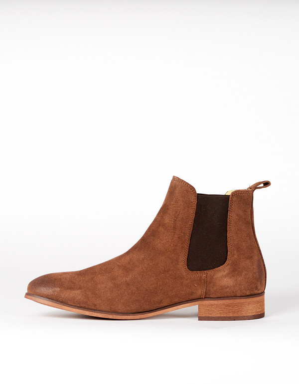Shoe The Bear Suede Chelsea Boot Taupe Shoe The Bear Suede Chelsea Boot Taupe