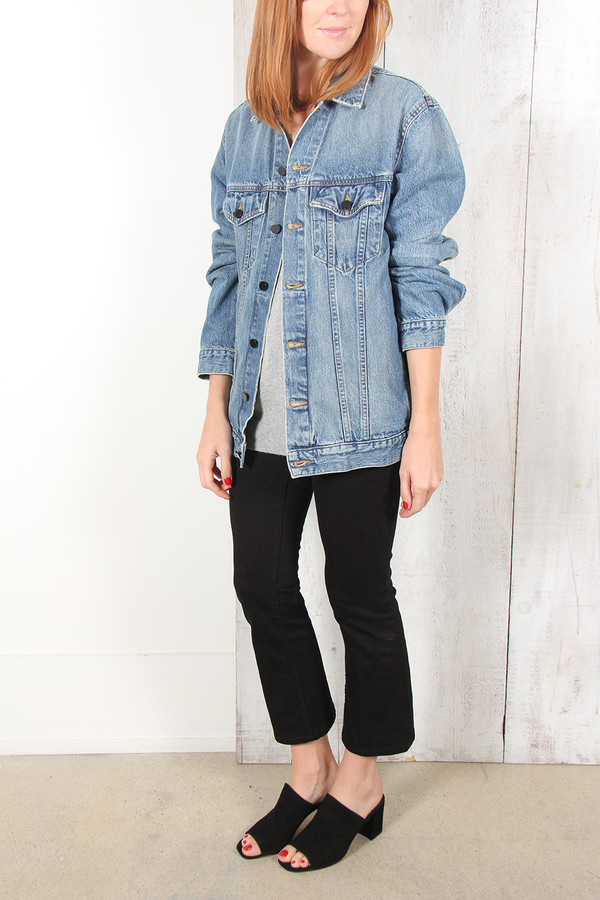 ALEXANDER WANG DAZE OVERSIZE DENIM JACKET ALEXANDER WANG DAZE OVERSIZE DENIM JACKET