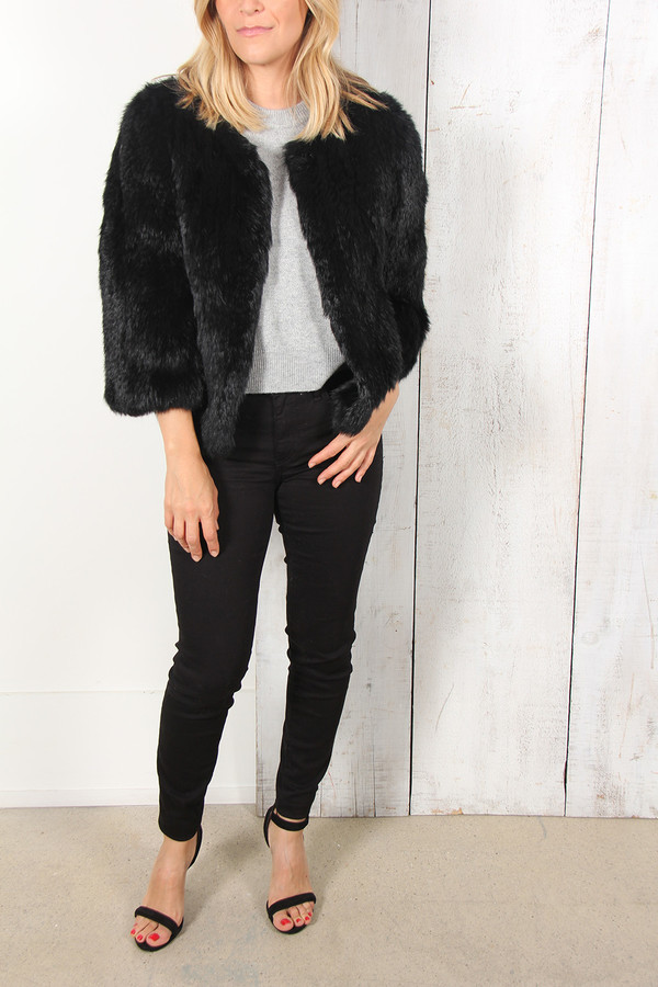 Yves Salomon CROP FUR JACKET Yves Salomon CROP FUR JACKET