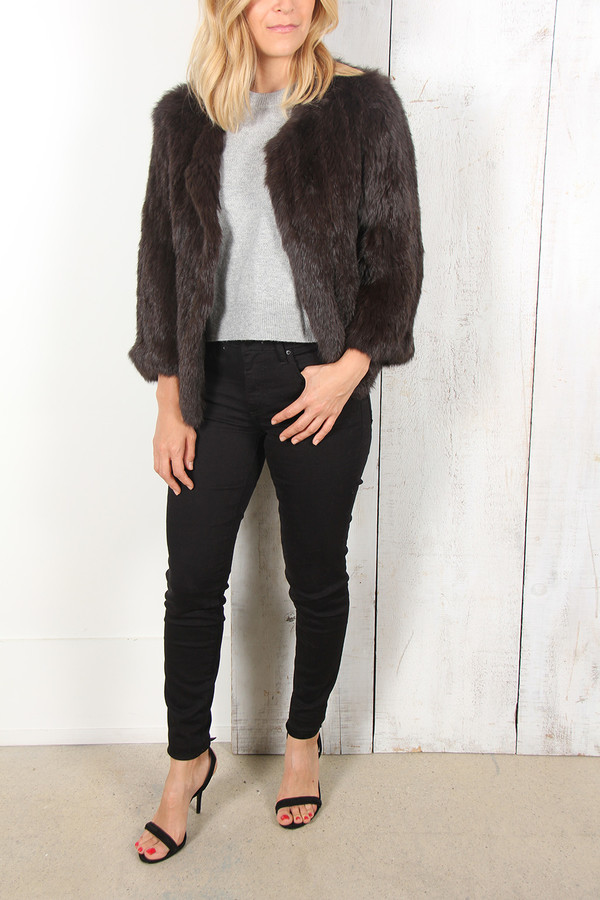 Yves Salomon CROP FUR JACKET Yves Salomon CROP FUR JACKET