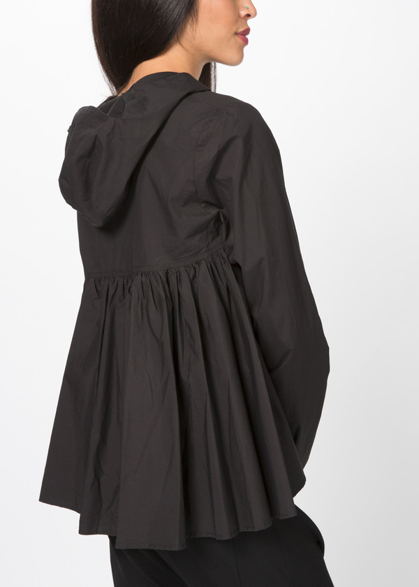 Rundholz Hooded Ruffle Shirt Rundholz Hooded Ruffle Shirt