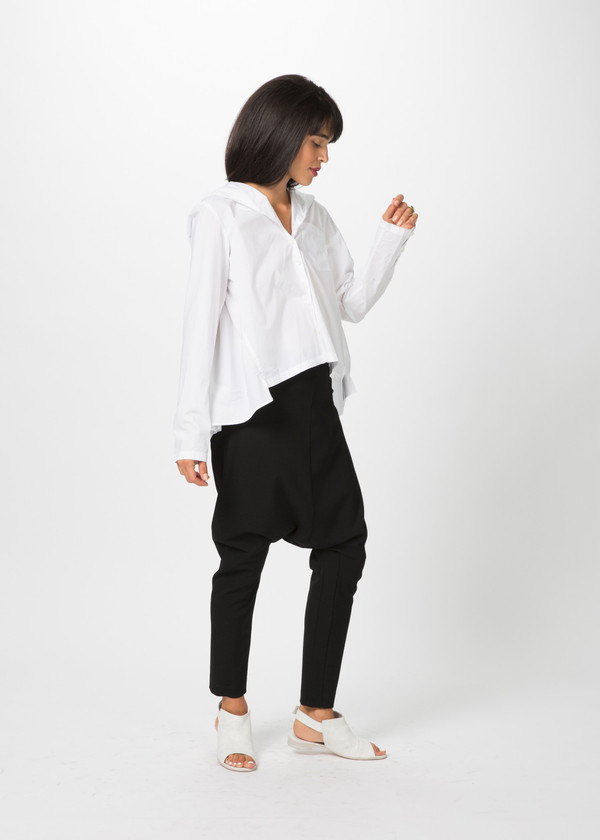 Rundholz Hooded Ruffle Shirt Rundholz Hooded Ruffle Shirt