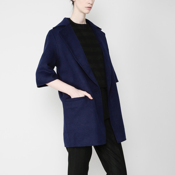 7115 by Szeki Mid-Sleeves Wool Jacket FW16 7115 by Szeki Mid-Sleeves Wool Jacket FW16