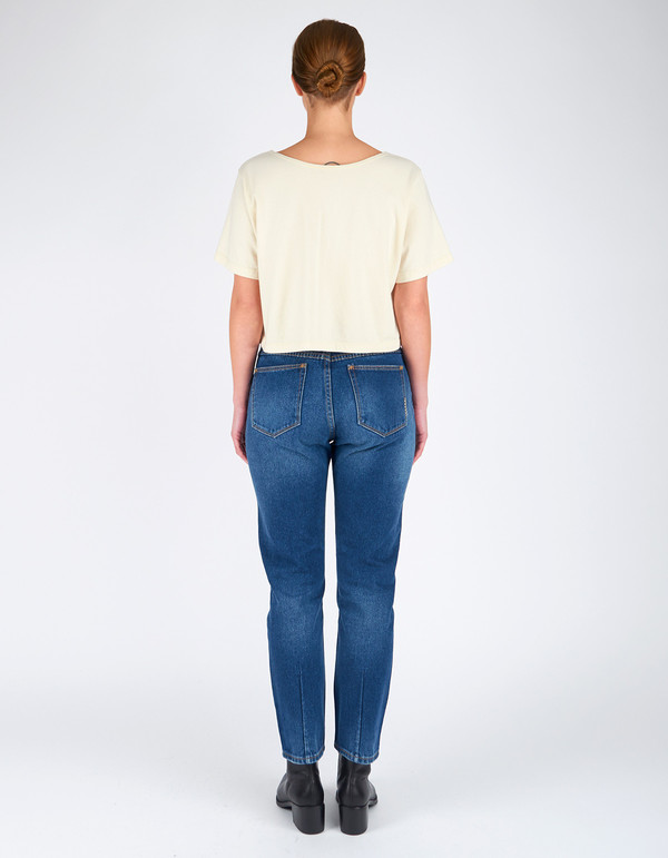 Neuw Lexi Slim Straight Jean Stoney Blue Neuw Lexi Slim Straight Jean Stoney Blue