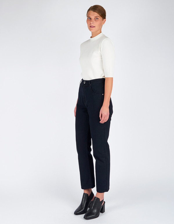 Neuw Macy Straight Jean Ebony Neuw Macy Straight Jean Ebony