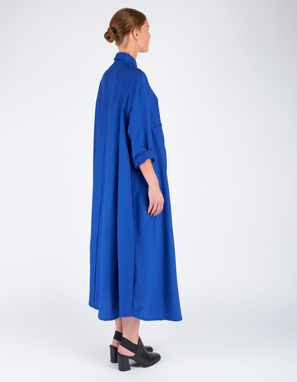 Sunja Link Shirt Dress Electric Blue Sunja Link Shirt Dress Electric Blue