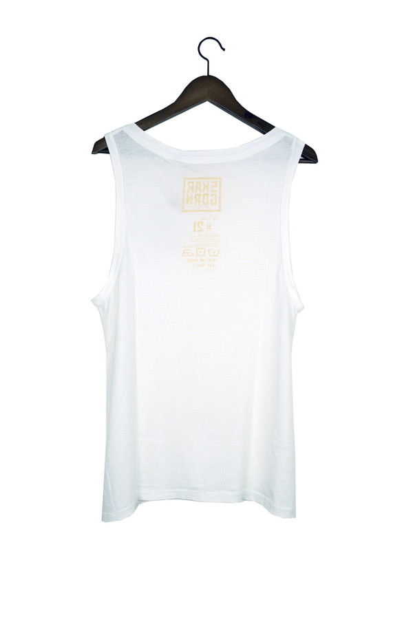 Skargorn #21 Sleeveless Tee, Milk Wash Skargorn #21 Sleeveless Tee, Milk Wash